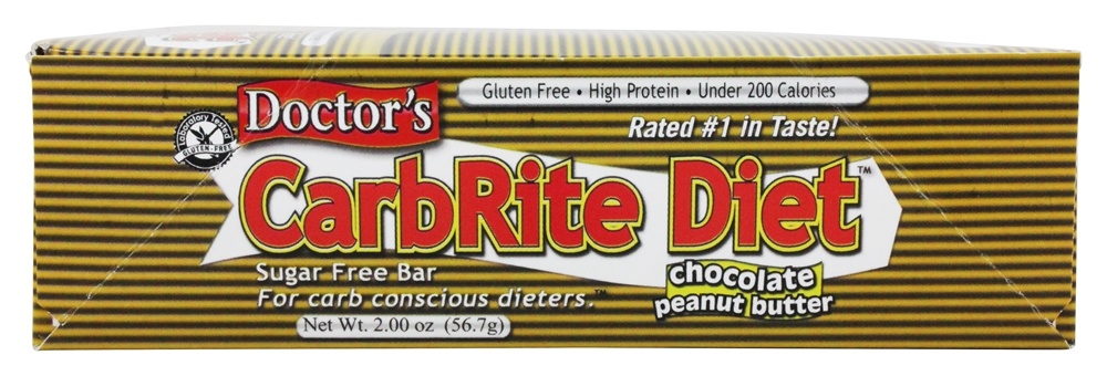 Doctor's Manteiga De Amendoim De Chocolate De CarbRite - 12 Barras Universal Nutrition - Imagem 3