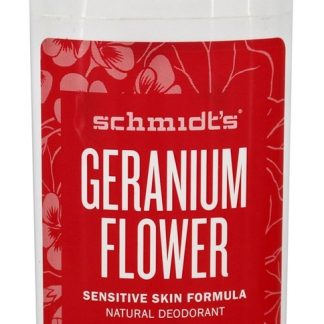 Flor de gerânio de fórmula de pele sensível Natural vara desodorante - 3.25 oz. Schmidt's