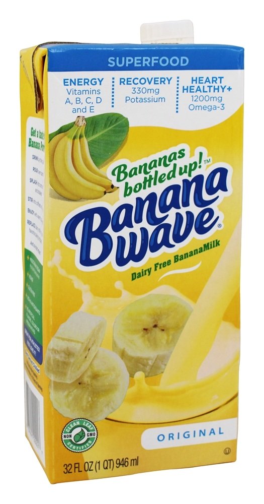Original de leite de banana sem leite - 32 oz. Banana Wave