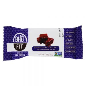 Proteína Vegan Pea Superfood Chocolate Chip + Fudge Brownie Batter - 1.6 oz. Bhu Fit