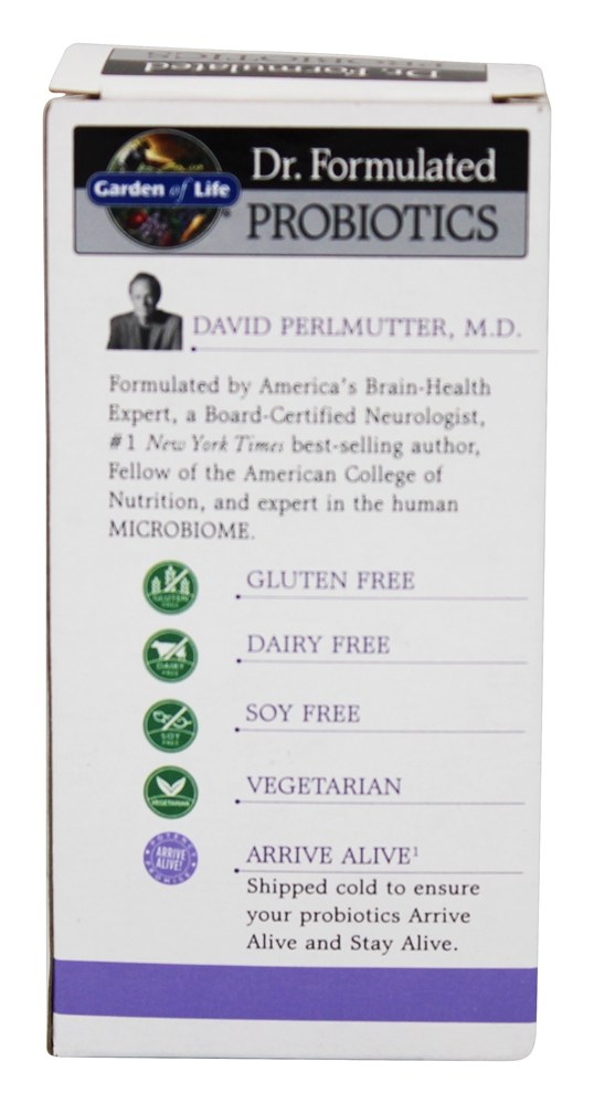 Dr. Probióticos Formulados Uma vez por Dia Pré-Natal 20 Bilhões de UFC - Cápsulas vegetarianas 30 Garden of Life - Imagem 3