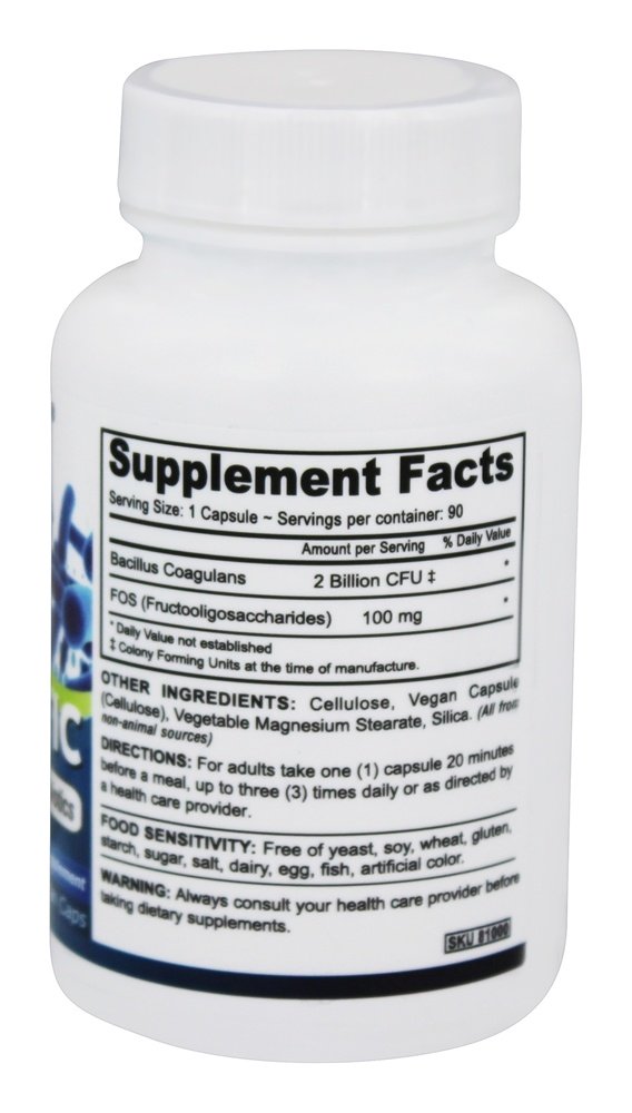 Probiótico Vegan Premium com Prebióticos FOS - 90 Tampas veganas Deva Nutrition - Imagem 2