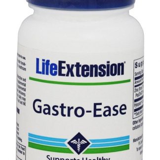 Gastro-Ease Suporta Ambiente Saudável do Estômago - Cápsulas vegetarianas 60 Life Extension
