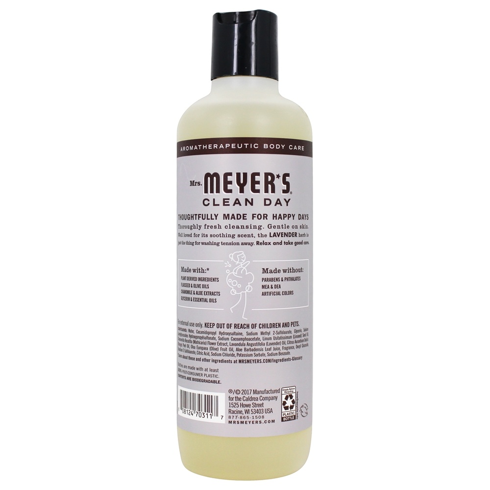 Alfazema limpa da lavagem do corpo do dia - 16 fl. oz. Mrs. Meyer's - Imagem 2