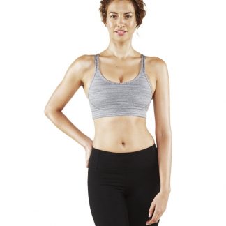 Atravessar Correia Esportes Sutiã Escuro Cinza Urze - Médio Manduka