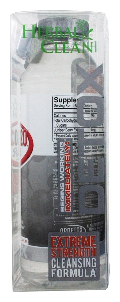 Herbal Limpo QCarbo20 Limpar Extrema Força Fórmula de Limpeza Sabor Morango-Manga - 20 oz. BNG Enterprises - Imagem 2