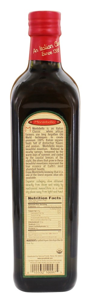Azeite Virgem Extra Orgânico - 25.4 fl. oz. Montebello - Imagem 2
