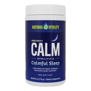 Calm Specifics Calmful Sleep Auxílio Para o Sono Sabor Frutas Mistas - 6 oz. Natural Vitality
