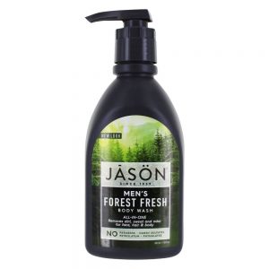 All-In-One Masculina Lavagem Corporal Forest Fresh - 30 fl. oz. JASON Natural Products