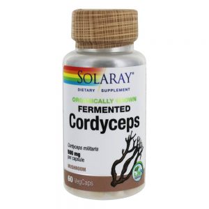 Organicamente Crescido Fermentado Cordycep Cogumelo 500 mg. - 60 Cápsula (s) vegetal (s) Solaray