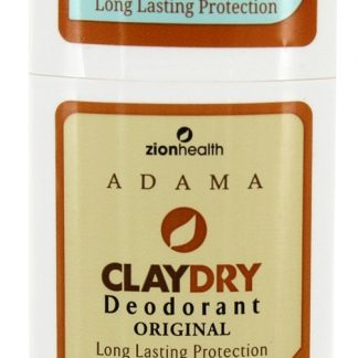 Original desodorante seco de argila de Adama - 2.5 oz. Zion Health