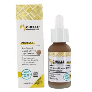 Tonalidade Líquida Sun Shield Light / Medium 50 SPF - 1 fl. oz. MyChelle Dermaceuticals