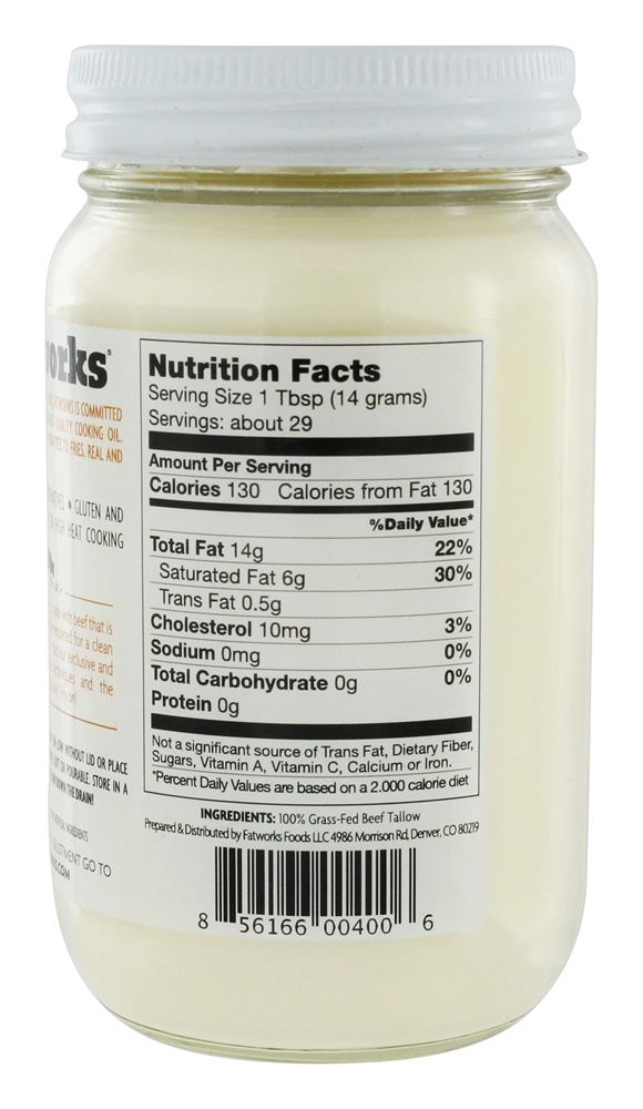 Pure Óleo de Cozinha Premium de Sebo - 14 oz. Fatworks - Imagem 2
