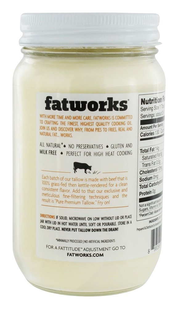 Pure Óleo de Cozinha Premium de Sebo - 14 oz. Fatworks - Imagem 3