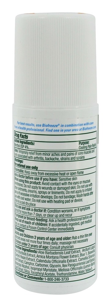 Frio Terapia Dor Alívio Rolar-Em - 2.5 fl. oz. BioFreeze - Imagem 2