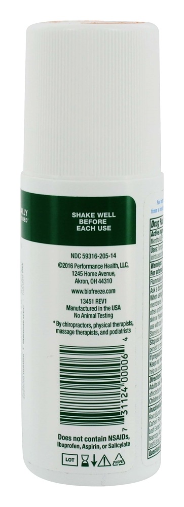 Frio Terapia Dor Alívio Rolar-Em - 2.5 fl. oz. BioFreeze - Imagem 3