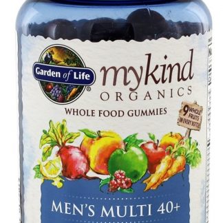 mykind Organics Men's Multi 40 + Doces Integrais Baga - 120 Gummies Garden of Life