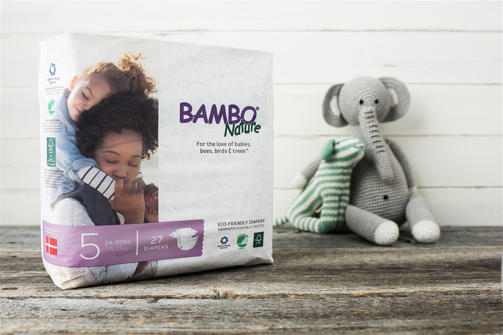 Etapa das fraldas para bebês 5 Junior ( 24 - 55 lbs.) - 27 Fralda (s) Bambo Nature - Imagem 5