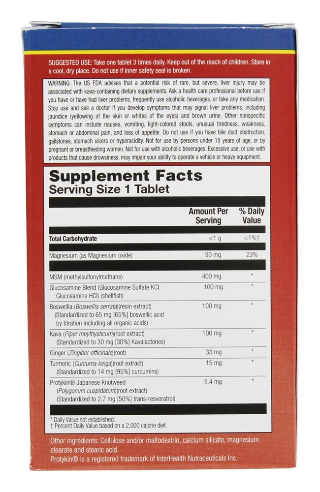 Super Flex Fórmula Para as Costas Potência Máxima - 60 Tablets Natural Balance - Imagem 2
