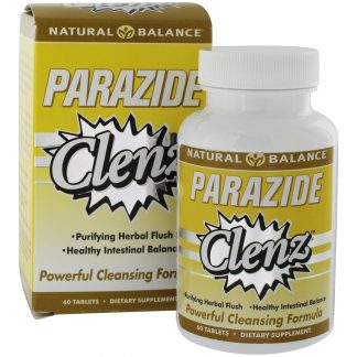 Parazide Clenz Poderoso Limpeza Fórmula - 60 Tablets Natural Balance