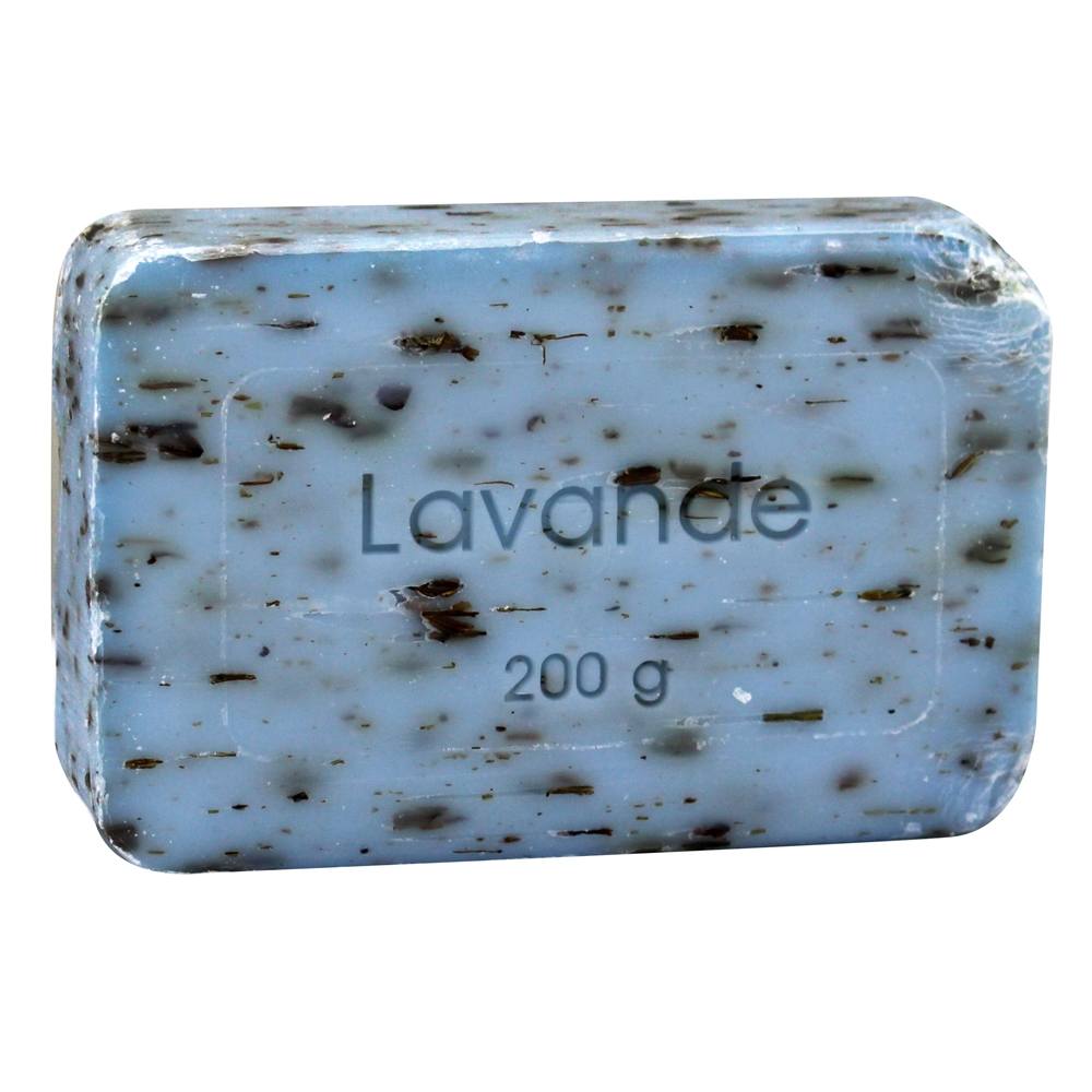 Alfazema de sabão de barra de manteiga de karité francês - 7 oz. LuckyTru - Imagem 4