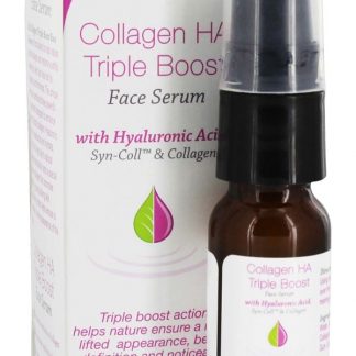 Soro do rosto de colágeno HA triplo impulso - 0.47 fl. oz. Hyalogic