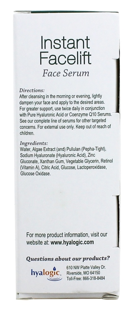 Soro Facial Instant-Facelift - 0.47 fl. oz. Hyalogic - Imagem 3