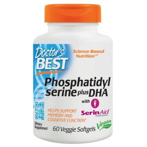 Fosfatidil Serina Mais DHA com SerinAid - 60 Softgels Doctor's Best