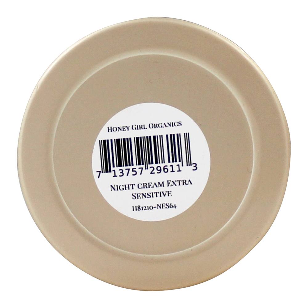 Creme Facial Noite Orgânica Extra Sensível - 1.75 fl. oz. Honey Girl Organics - Imagem 4