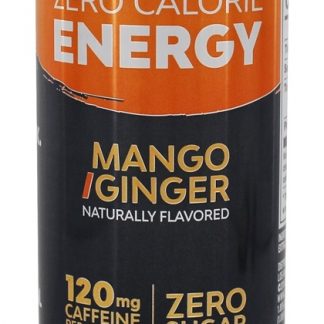 Zero Caloria Energia Beber Manga Gengibre - 12 fl. oz. Zevia