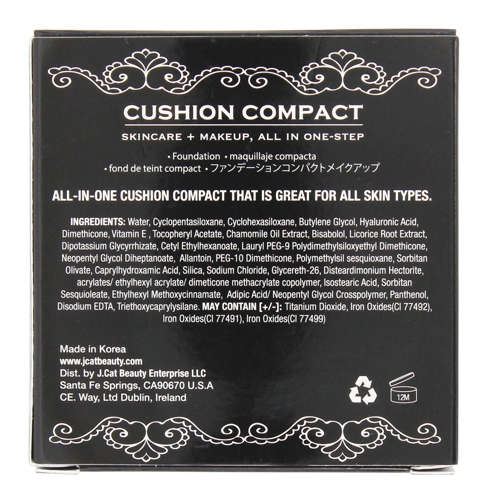 All-In-One Foundation Almofada Camelo Compacto - 0.46 oz. J.Cat Beauty - Imagem 3