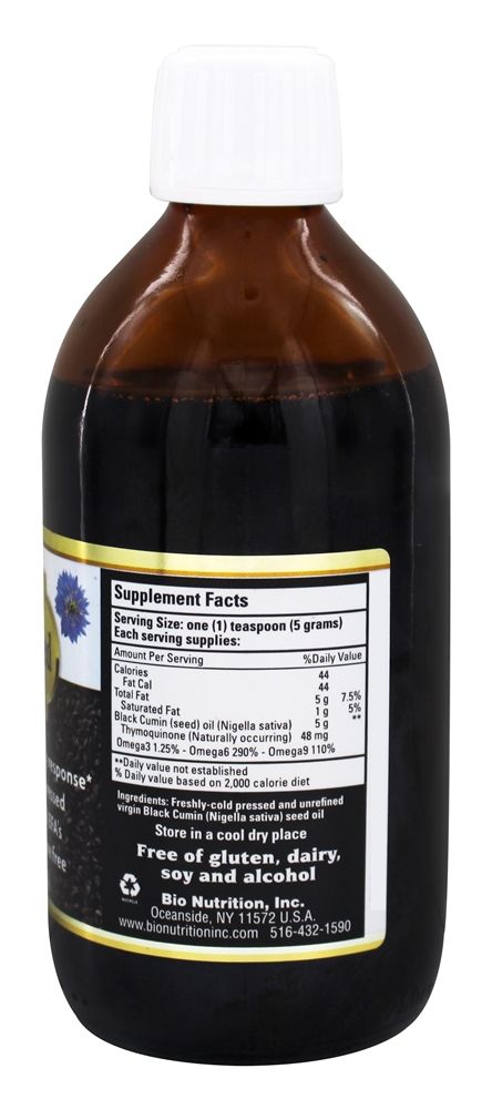 Óleo de semente preta Premium - 8 fl. oz. Bio Nutrition - Imagem 2