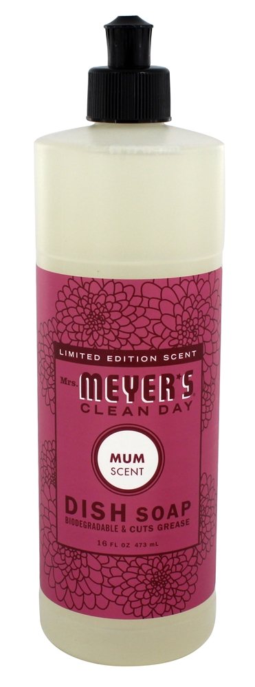 Limpar Dia Líquido Prato Sabão Mãe - 16 fl. oz. Mrs. Meyer's