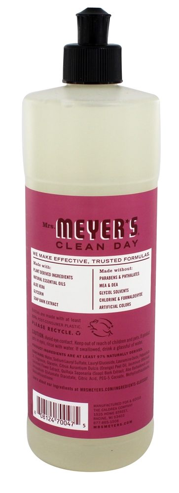 Limpar Dia Líquido Prato Sabão Mãe - 16 fl. oz. Mrs. Meyer's - Imagem 2