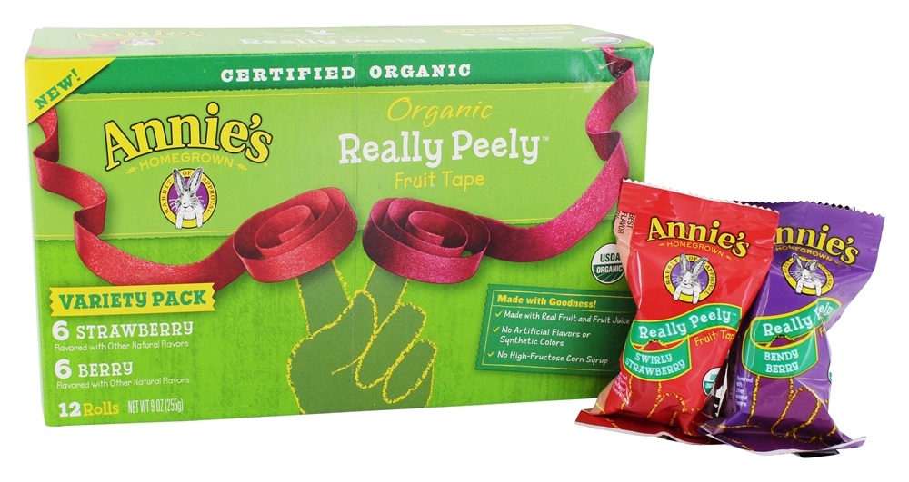 Orgânico Realmente Xixi Fruto Fita Variedade Empacotar - 12 Rola Annie's