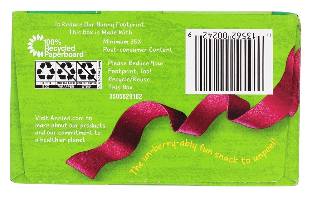 Orgânico Realmente Xixi Fruto Fita Variedade Empacotar - 12 Rola Annie's - Imagem 3