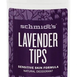Natural Desodorante Sensível Pele Fórmula Lavanda Dicas - 3.25 oz. Schmidt's