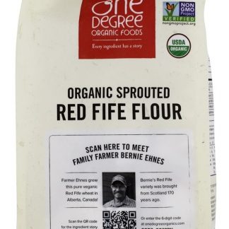 Farinha de Fife Vermelha Orgânica - 32 oz. One Degree Organic Foods