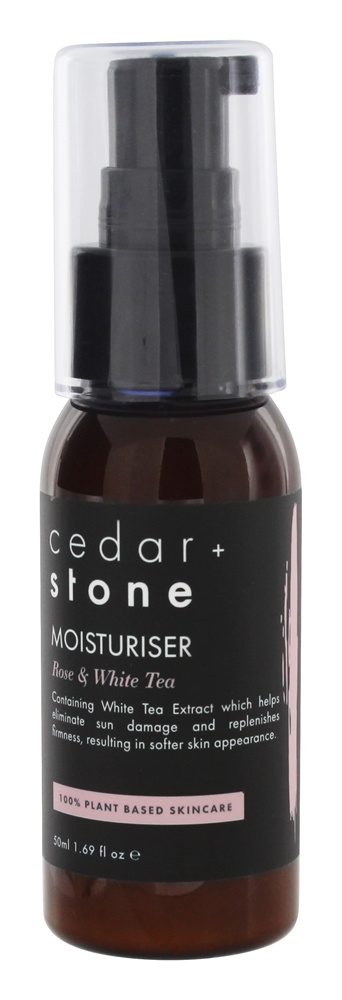 Hidratante Rosa e Chá Branco - 1.69 fl. oz. Cedar + Stone