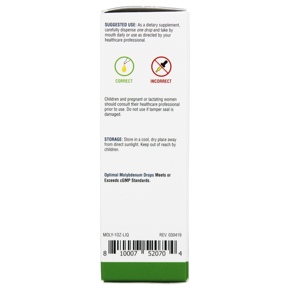 Gotas ideais de molibdênio 25 mcg. - 1 fl. oz. Seeking Health - Imagem 5