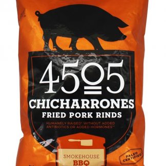 Chicharrones frito carne de porco crosta Smokehouse churrasco - 2.5 oz. 4505 Meats