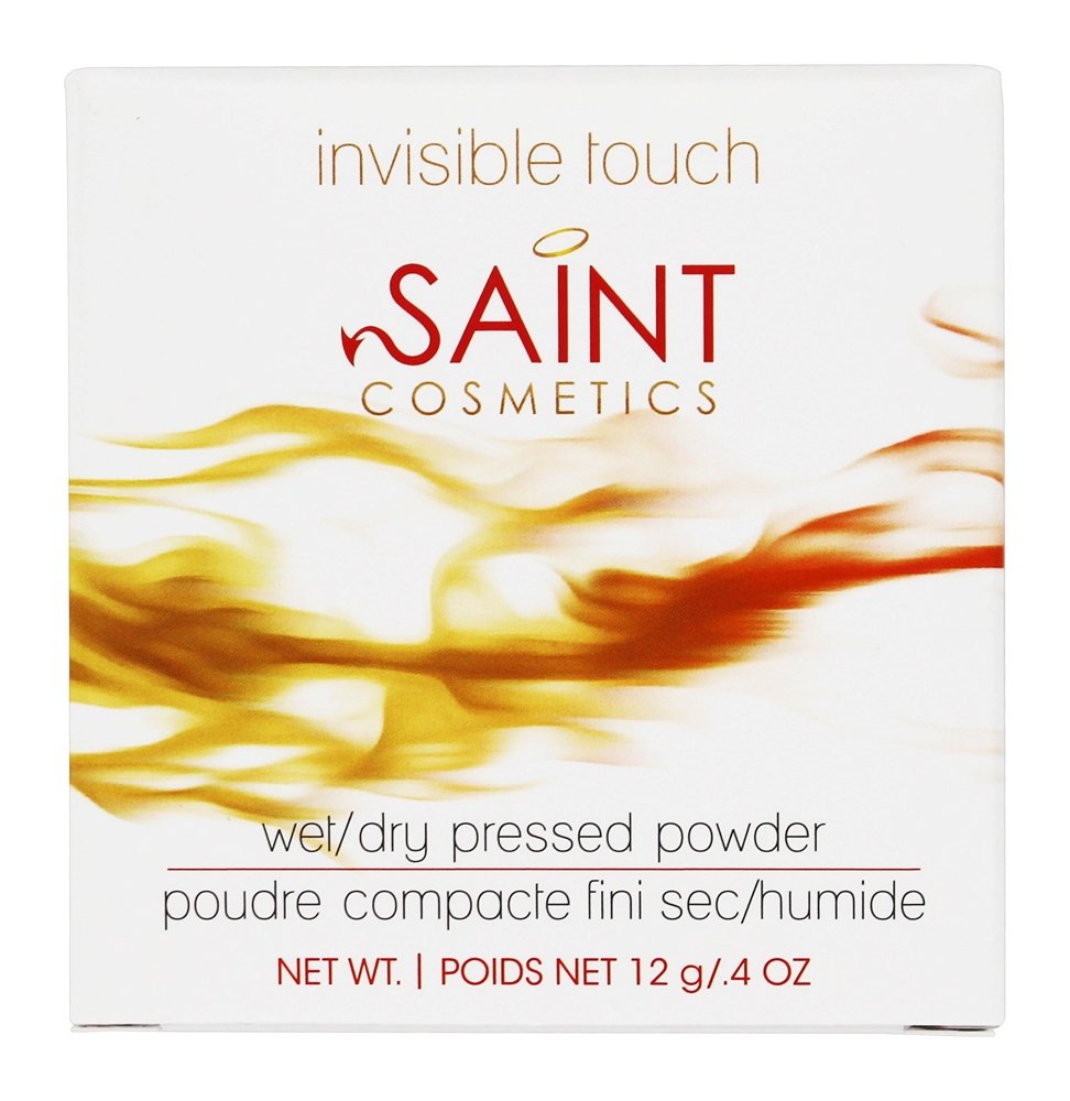Molhar / toque invisível pressionado seco do pó - 0.4 oz. Saint Cosmetics - Imagem 2