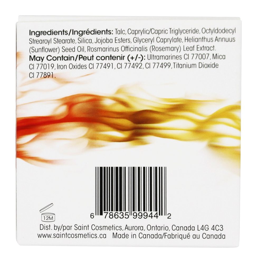 Molhar / toque invisível pressionado seco do pó - 0.4 oz. Saint Cosmetics - Imagem 3
