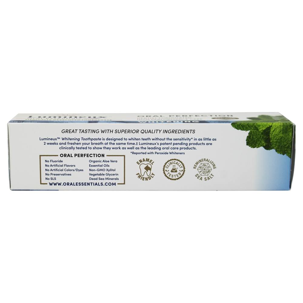 Clareamento dentífrico medicamente desenvolvido - 3.75 oz. Lumineux Oral Essentials - Imagem 3