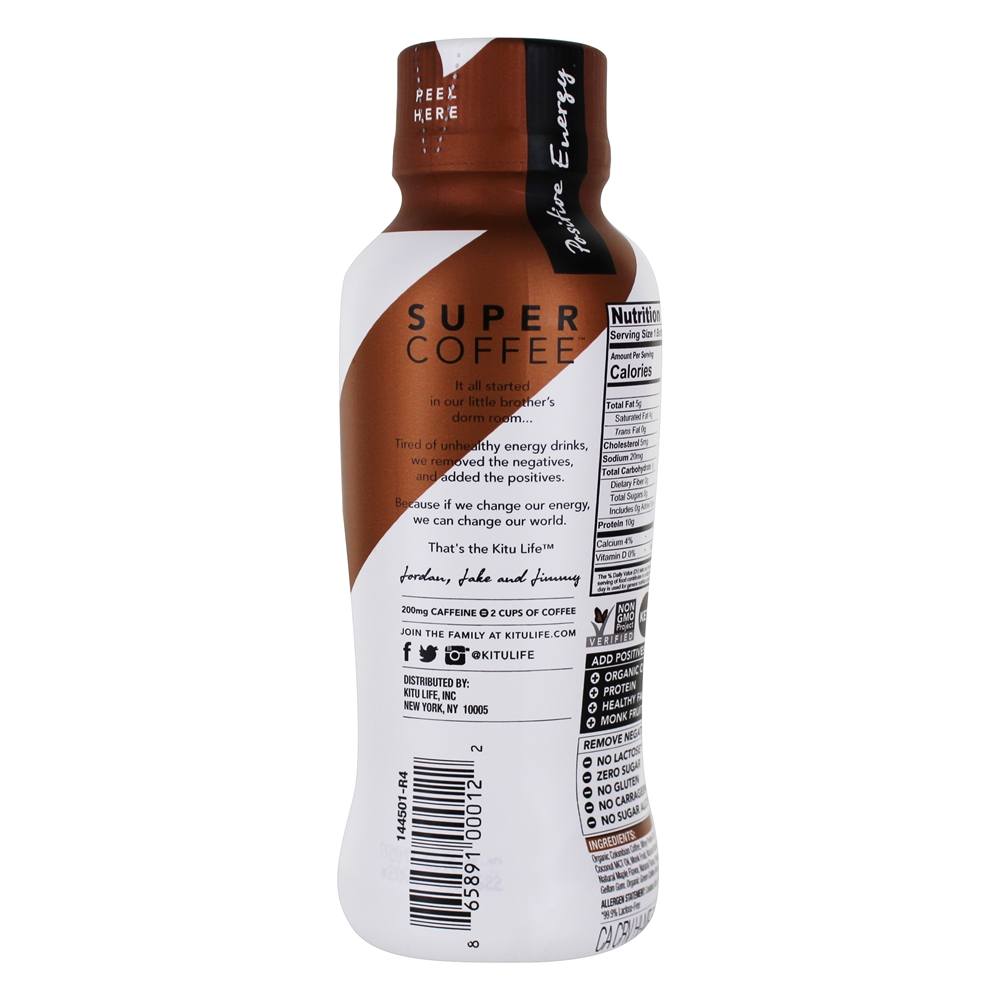 Super café com proteína + MCT Oil Hazelnut - 12 fl. oz. Kitu - Imagem 3