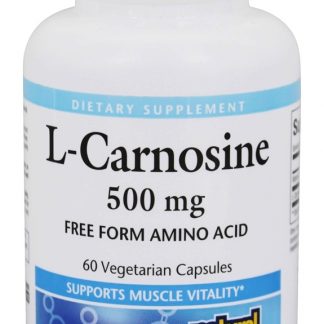 Aminoácido de Forma Livre de L-Carnosina 500 mg. - Cápsulas vegetarianas 60 Natural Factors