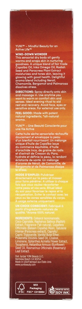 Vento Para baixo Maravilha Aquecimento Corpo óleo - 4 fl. oz. Yuni - Imagem 2