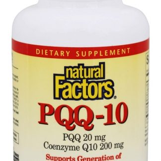 PQQ-10 Fórmula de Ação Neuroprotetora PQQ 20mg / CoQ10 200mg - 30 Softgels Natural Factors