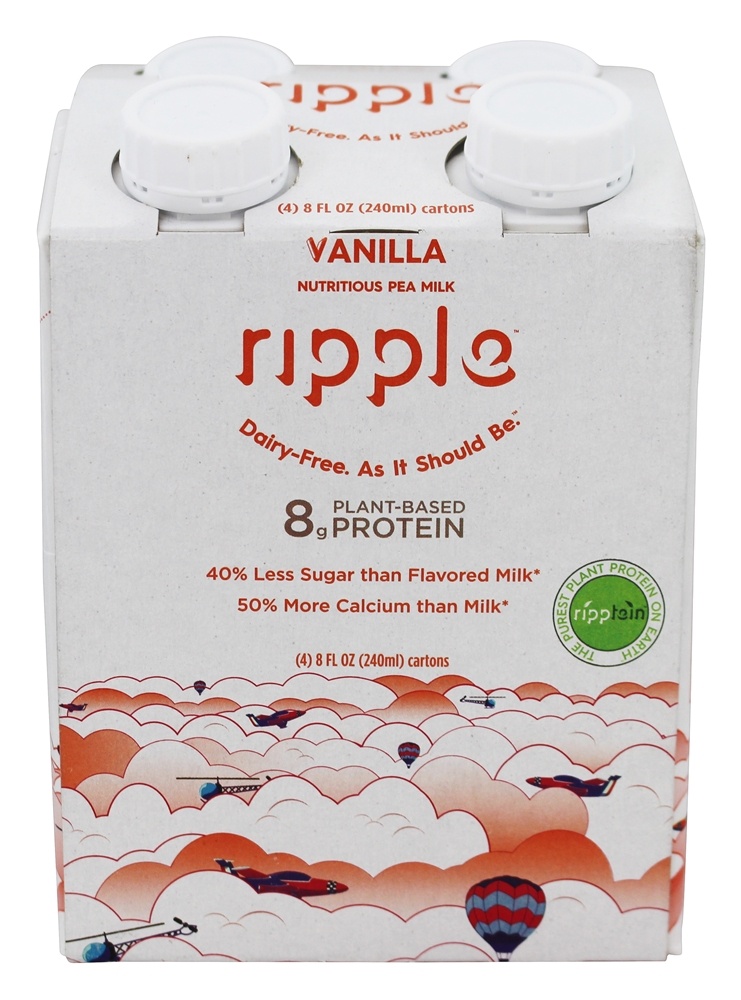 Baunilha De Leite De Ervilha - Pacote 4 Ripple