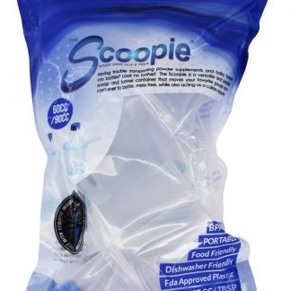Portable Scoop & Funnel 60cc / 90cc Clear - Pacote 2 The Scoopie